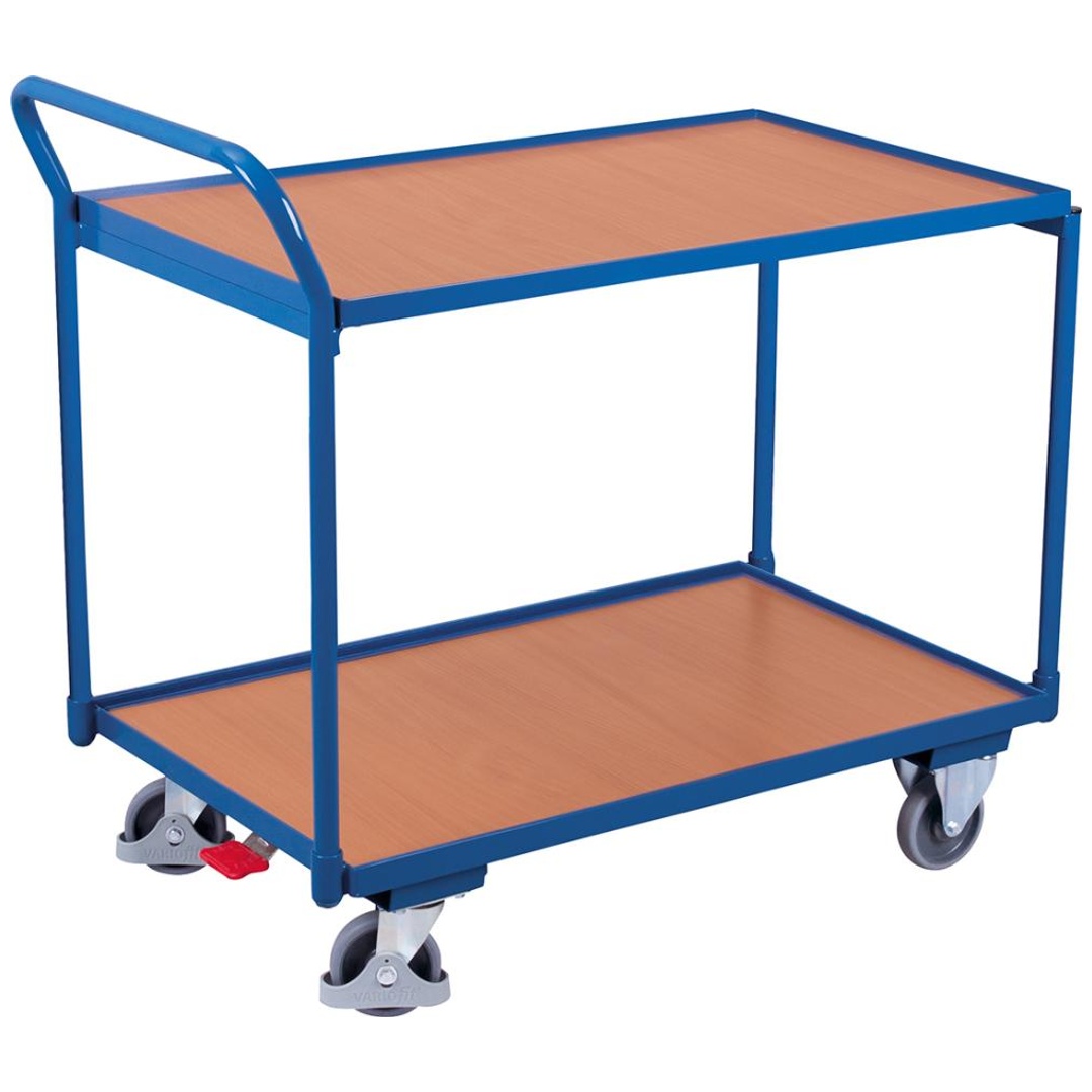 variofit Tischwagen 250kg1000x600mm 2 Böden