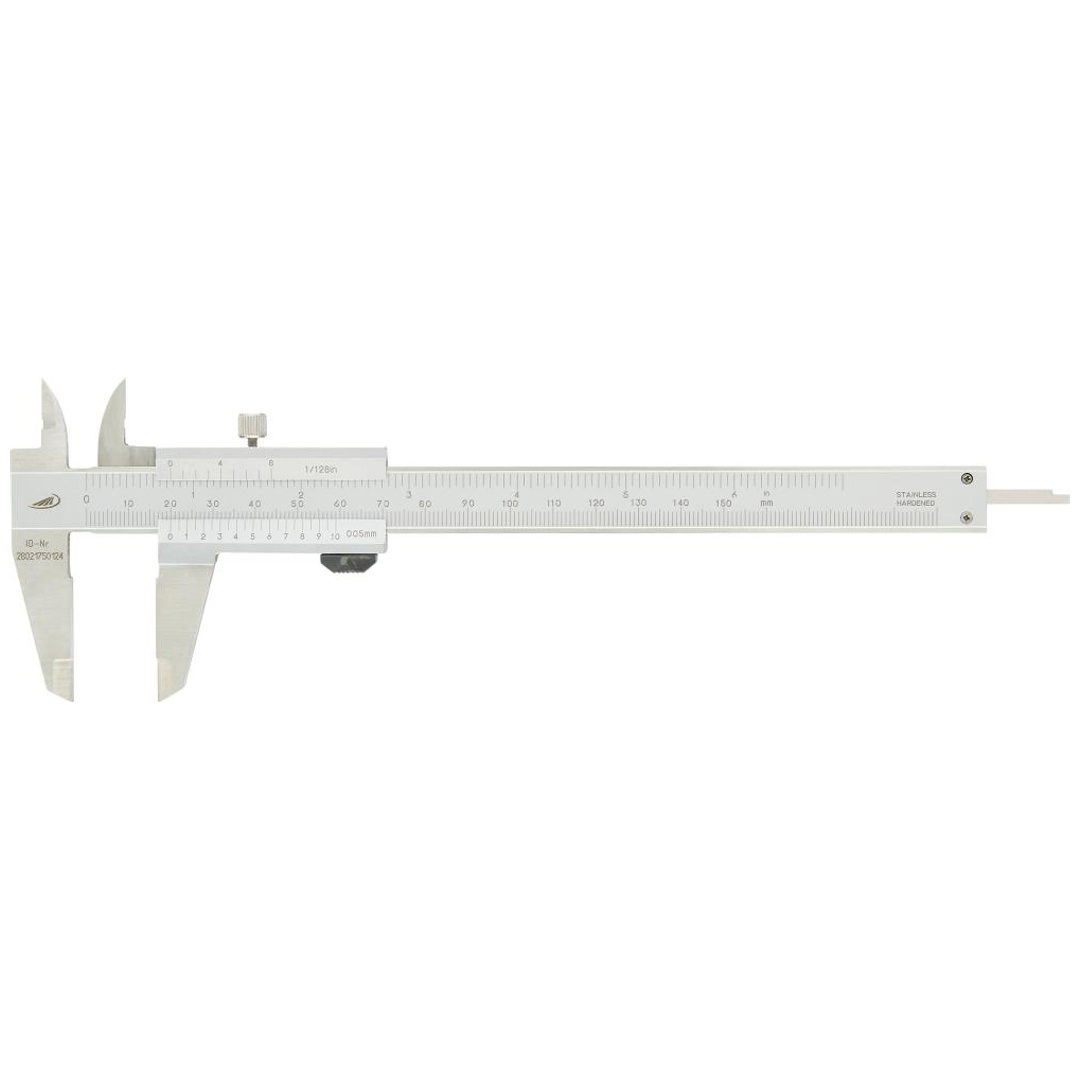 HELIOS PREISSER Taschenmeßschieber Festst. 150 mm rostfrei ET HP
