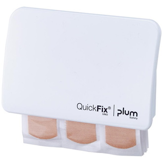 Plum Pflasterspender UNO Quickfix,weiß ( 1x45 Plf.)