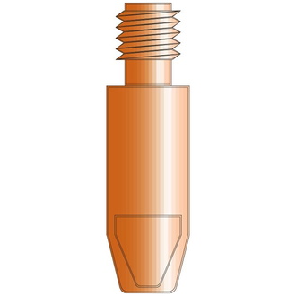 Stromdüse M6 1,2 mm - 28 mm E-Cu