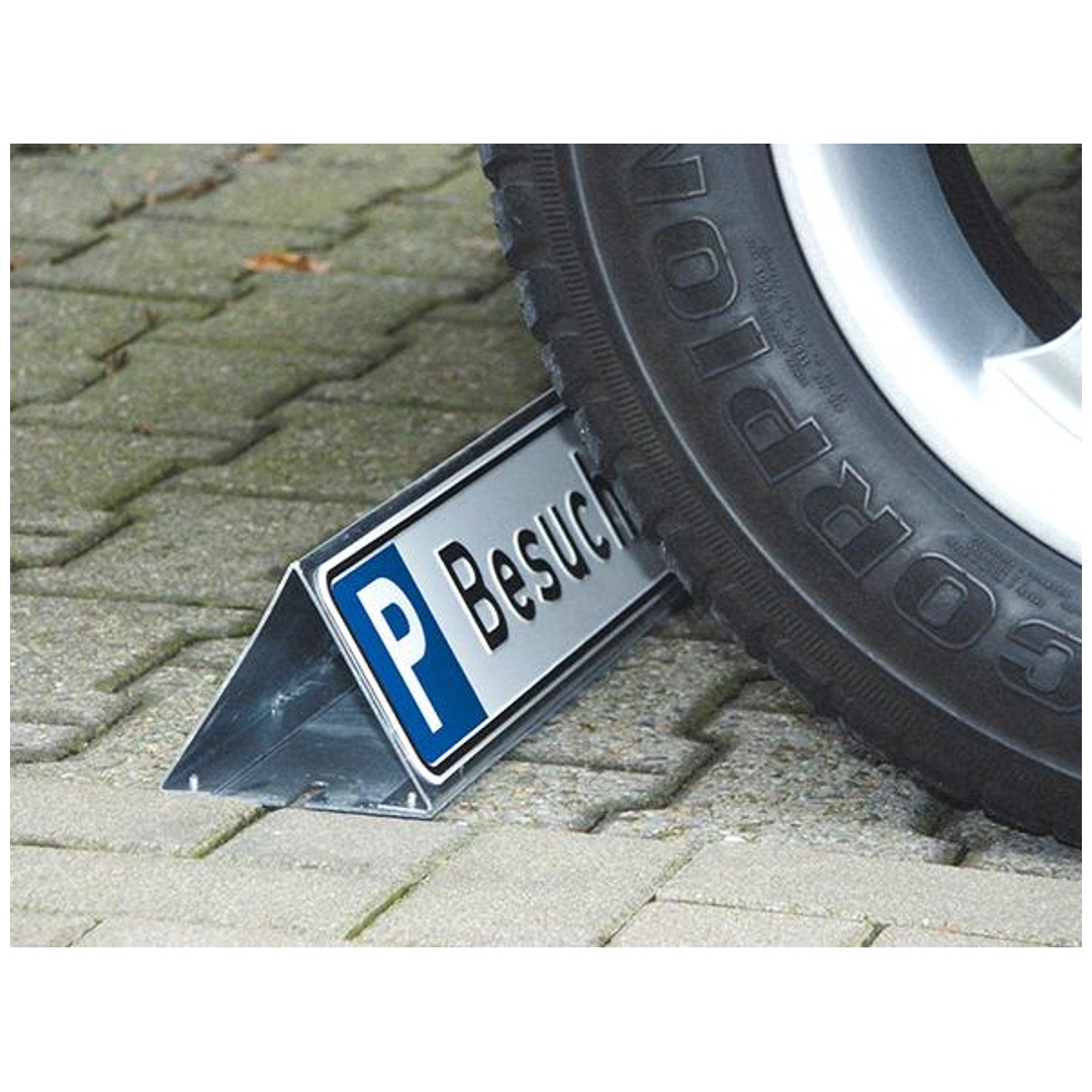 SAFETYMARKING Parkbegrenzung für Parkplatzschild Stahl verzinkt B525xT130xH115mm