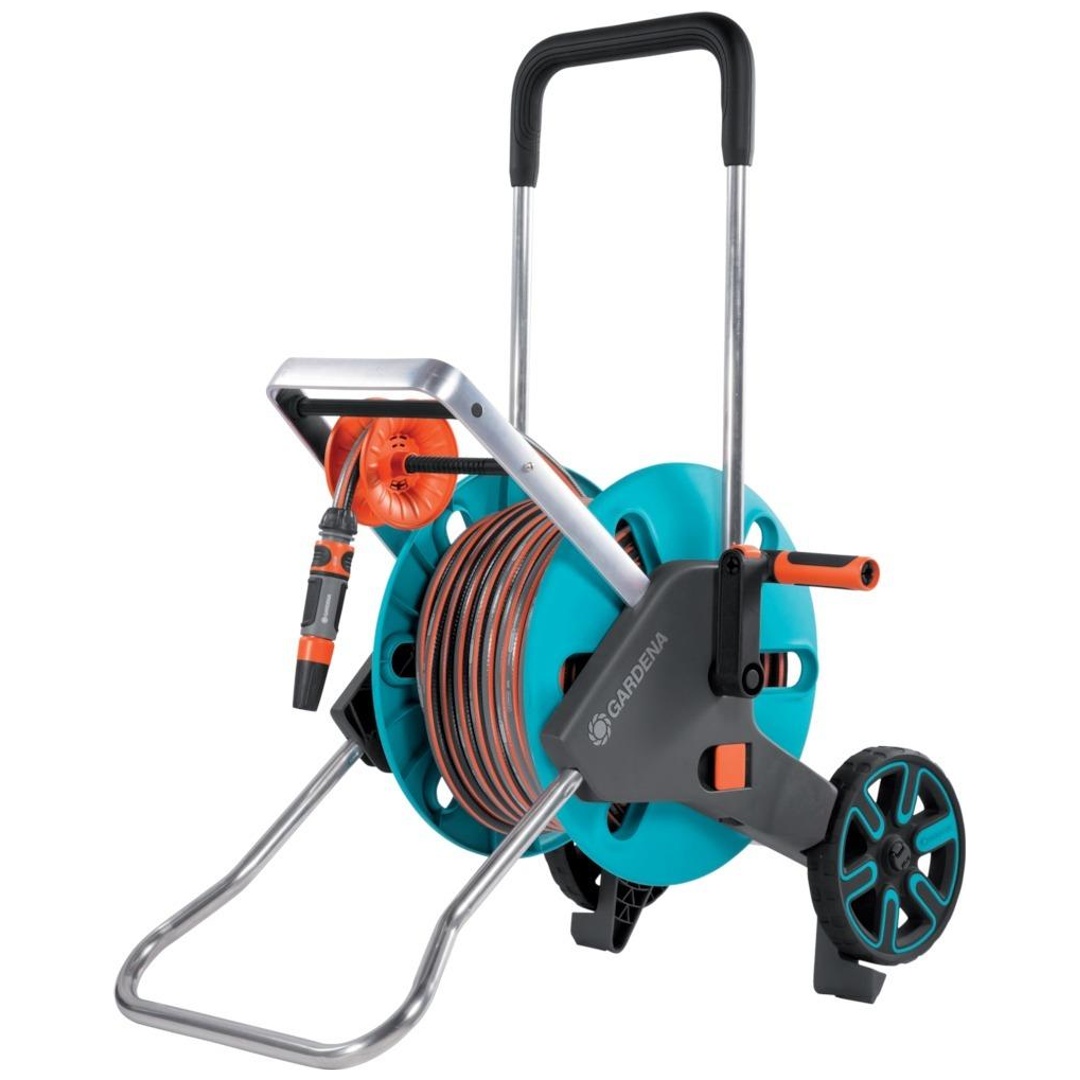 GARDENA 18517-20 CleverRoll M Hose Cart 20m 1/2" Turquoise/Orange/Grey