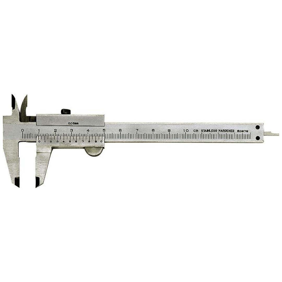 Fortis Taschenmessschieber klein100mm Festst. 1/50, 1/1000