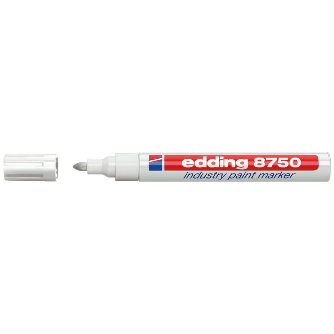 Edding 8750 4-8750049 Marqueur peinture blanc 2 mm, 4 mm