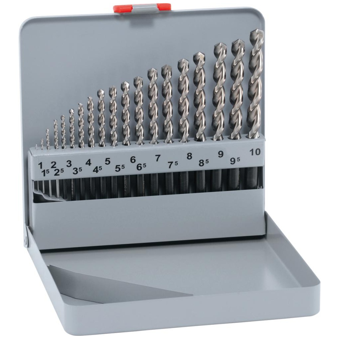 Alpen-Maykestag Spiralbohrer-Stz D338 HSSE 1-13 mm 25tlg
