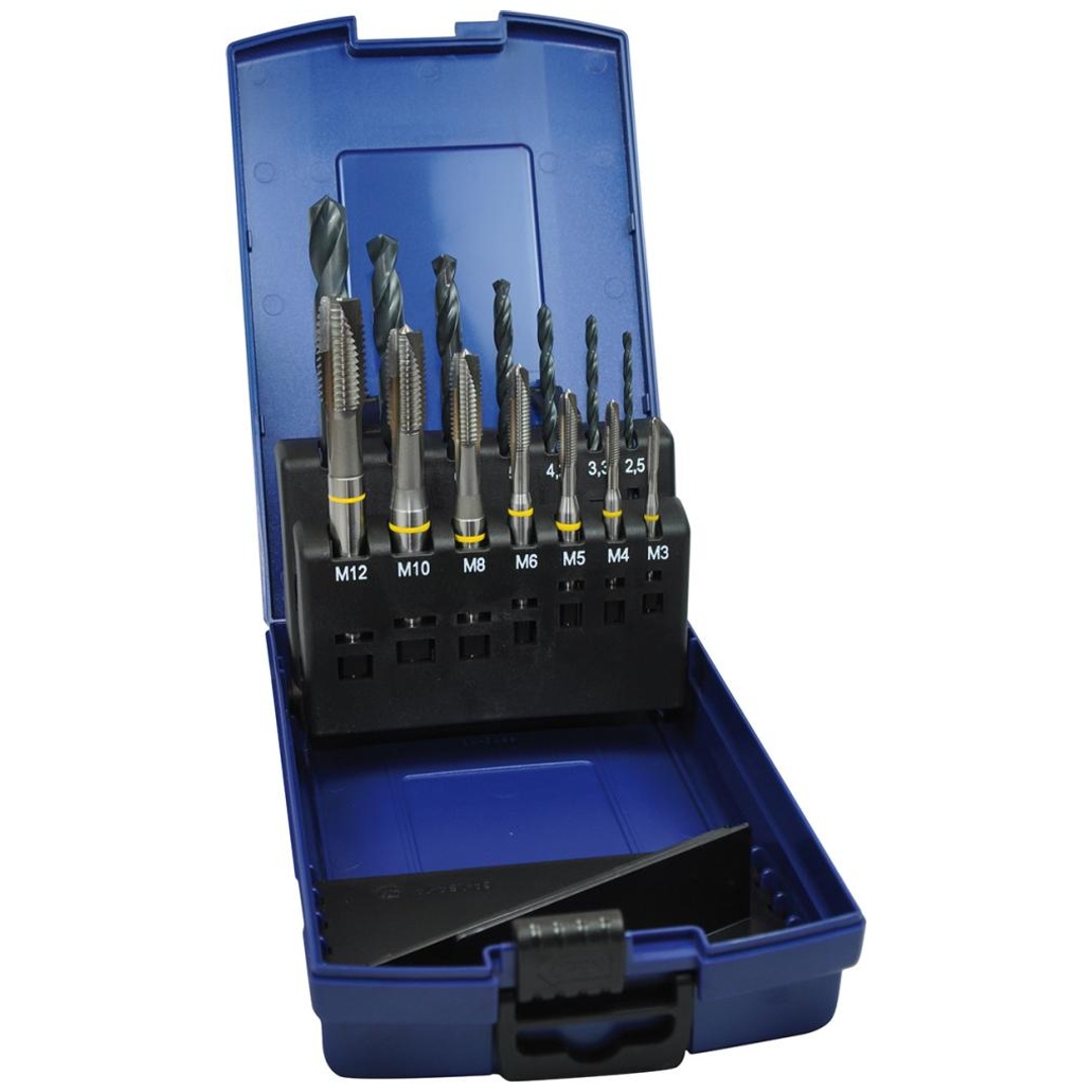 Forum Maschinengewindebohrer D371B HSSE Set+KLM3-M12 6H DL