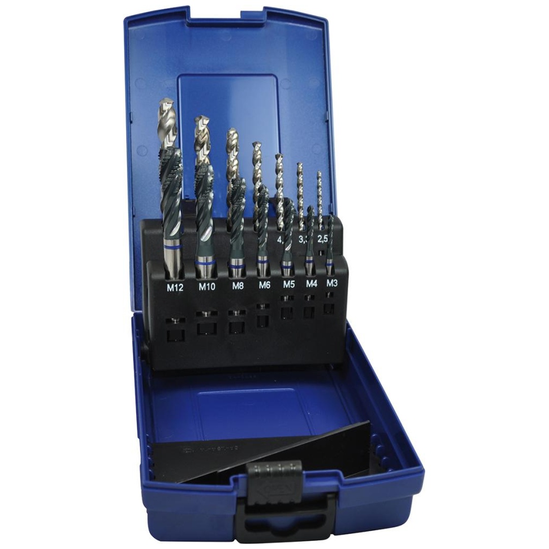 Forum Maschinengewindebohrer D371C HSSE Set+KLM3-M12 vap VA 6H GL