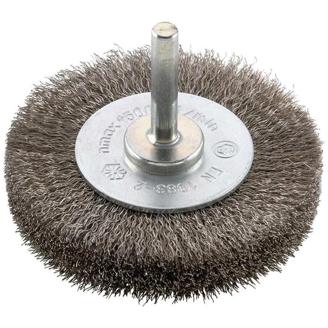 Forum Rundbürste rostfrei 6 mm 40 mm gewellt