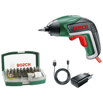 Bosch Akku-Schrauber IXO 5, mit 32-tlg. Bit-Set