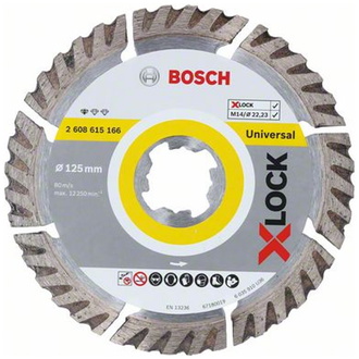 Bosch X-LOCK Trennscheibe Standard for Universal 125 x 22,23 x 2 x 10