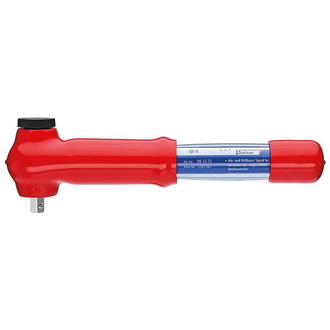 Knipex Drehmomentschlüssel mit Außenvierkant, umsteckbar 290 mm