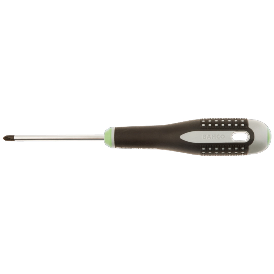 Bahco ERGO Schraubendreher für TRI-WING-Sicherheitsschrauben mit Gummigriff, Nr. 3 x 80 mm