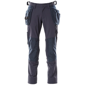 Mascot ACCELERATE Hose mit CORDURA-Knie- und Hängetaschen, Vier-Wege-Stretchstoff, geringes Gewicht Gr. 42 schwarzblau