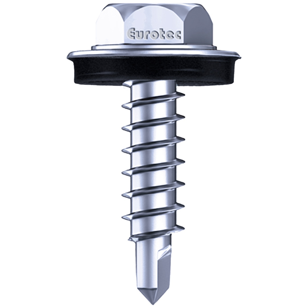 Eurotec BiGHTY-Bohrschraube 6,3x38mm Edelstahl A2 sonderbeschichtet