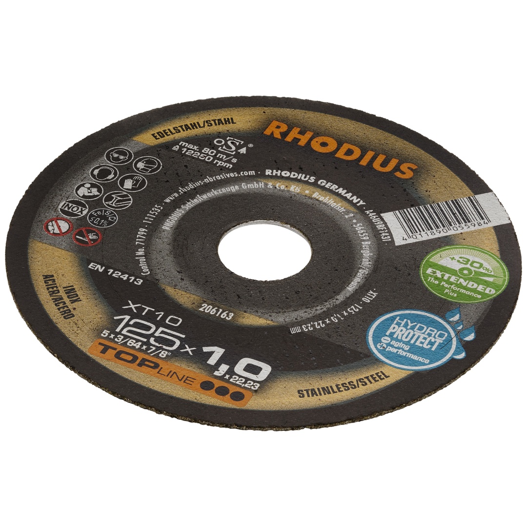 RHODIUS Trennscheibe XT 10 125x1,0 mm ger.
