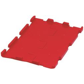 LA-KA-PE Klappdeckel rot für VTK / D600K, rot B600xT400 mm, VE 4 Stk.