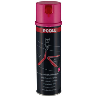 E-COLL Baustellenmarkierspray 500 ml pink