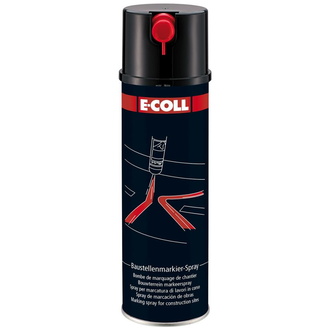 E-COLL Baustellenmarkierspray 500ml schwarz