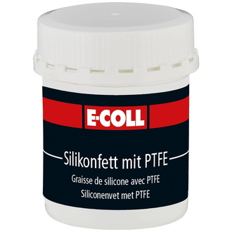 E-COLL Silikonfett mit PTFE 80g Dose, farblos