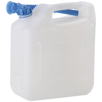 Hünersdorff Wasserkanister 12 l HD-PE natur B290xT160xH331,5 mm, mit Auslaufrohr