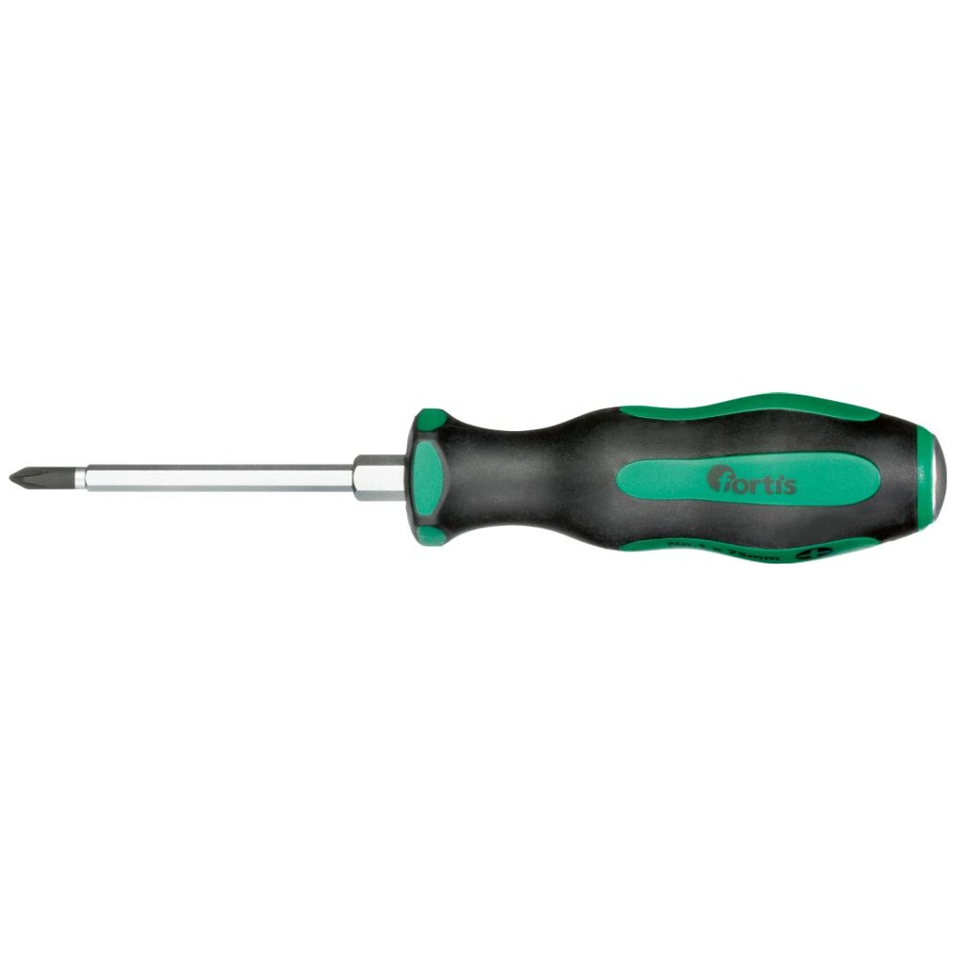 Fortis Schraubendreher mit Schlagkappe PH1x 75 mm