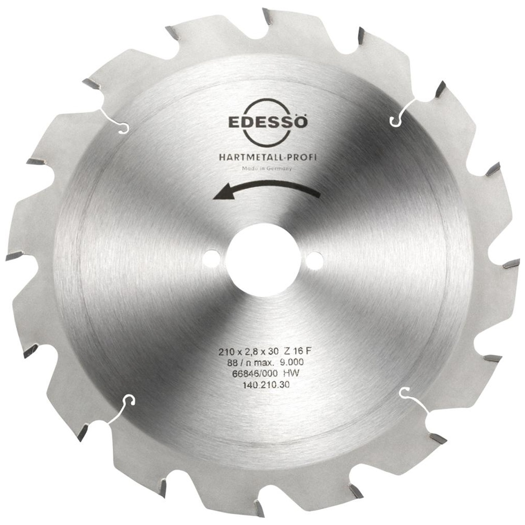 EDESSÖ HW Kreissägeblatt Profi 210 x 2,8 x 30 mm Z16 F