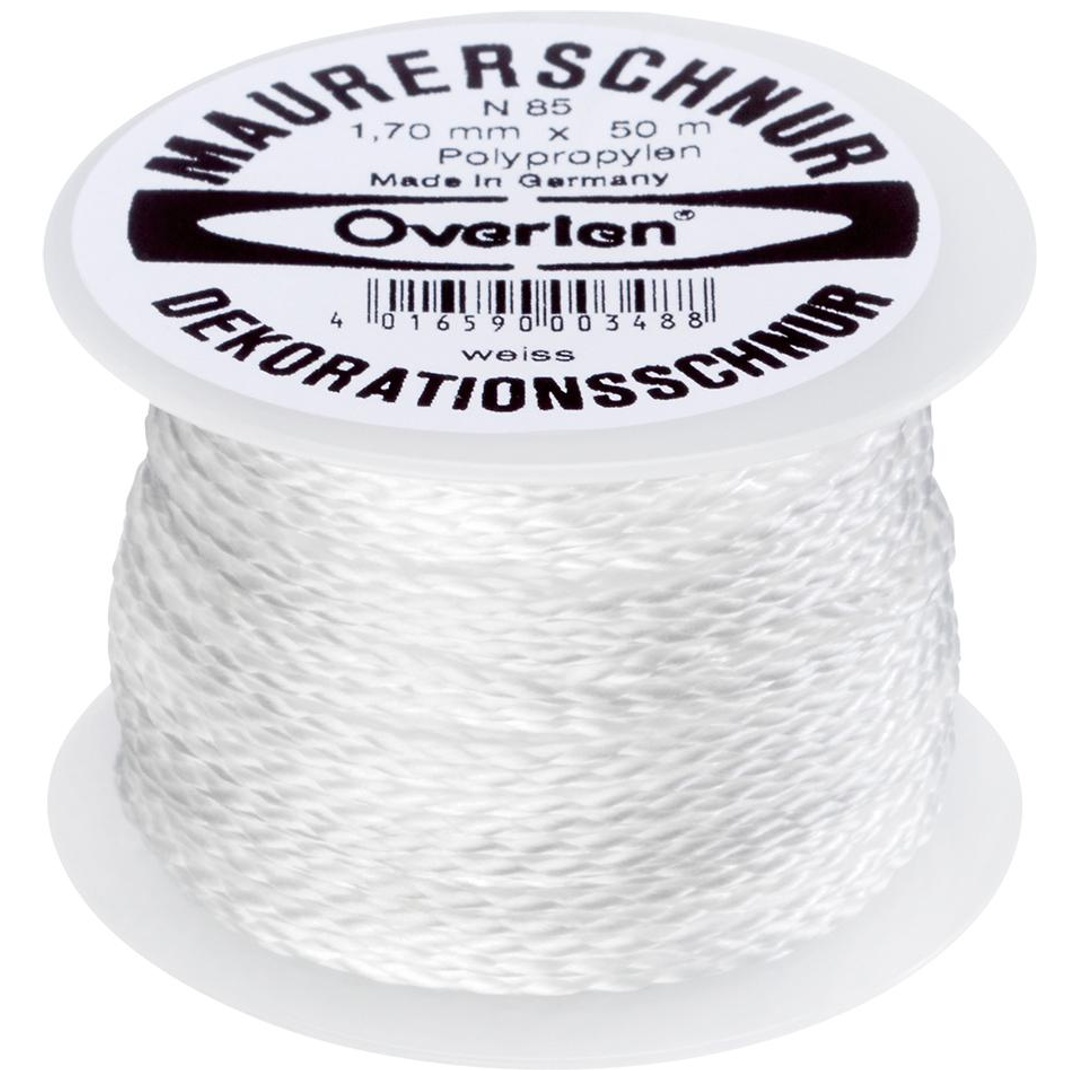 Overmann Maurerschnur PP 1,7mm 50m weiß