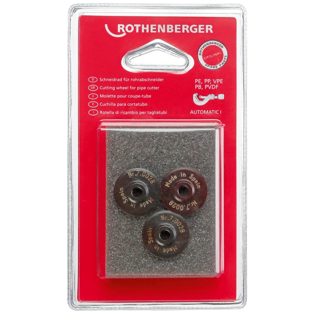 Rothenberger Schneidrad für Kunststoff 2.5/8 Pack a 3 Stk.