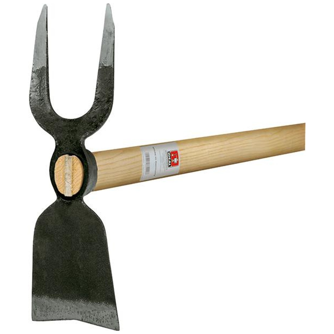 Idealspaten Häulein Breitblatt 2 Sp Zinken Stiel 135 cm