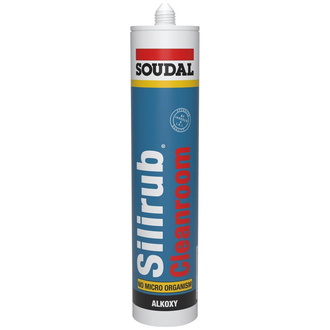 Soudal SILIRUB CLEANROOM 300ml weiß