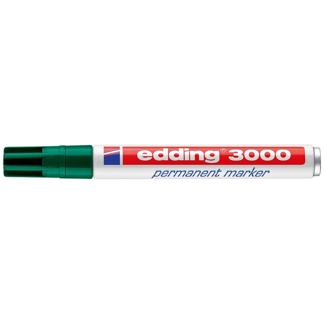 Edding Round Tip Permanent Marker E-3000 4-3000004 Green