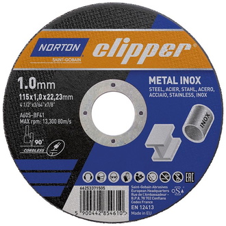 Norton Clipper Trennscheibe Metall-Inox A60S-115x1.0x22.23 mm