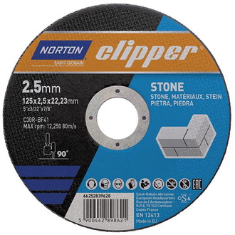 Norton Clipper Trennscheibe Stein C30R-125x2.5x22.23 mm