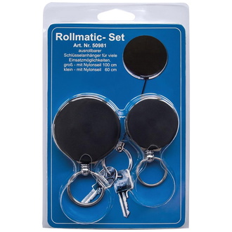 Reiher Rollmatic 2er-Set 30496+30497 mit Stahlseil