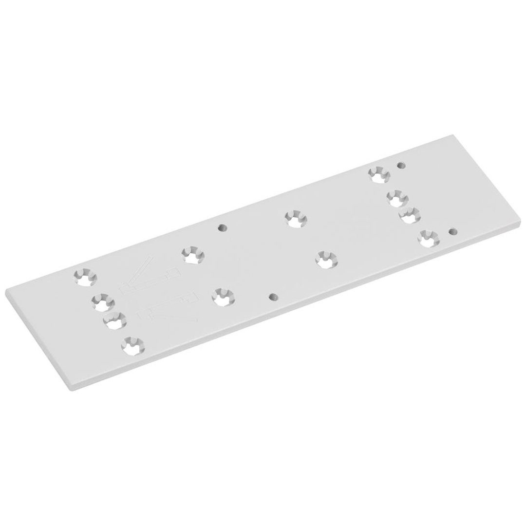 Montageplatte für TS 83 weiß Lochgruppe universal