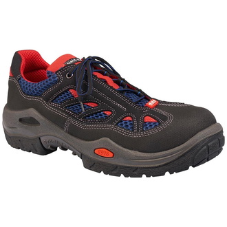 Jalas Sicherheitshalbschuh 3700R Respiro S2 ESD SRB Gr.39 schwarz/blau/rot