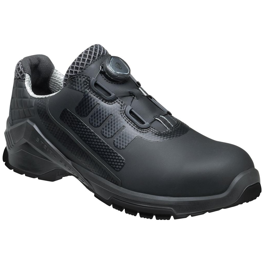 Steitz Secura Sicherheitshalbschuh VD Pro 3500 Boa SF S3 ESD SRC DGUV Gr. 40 schwarz