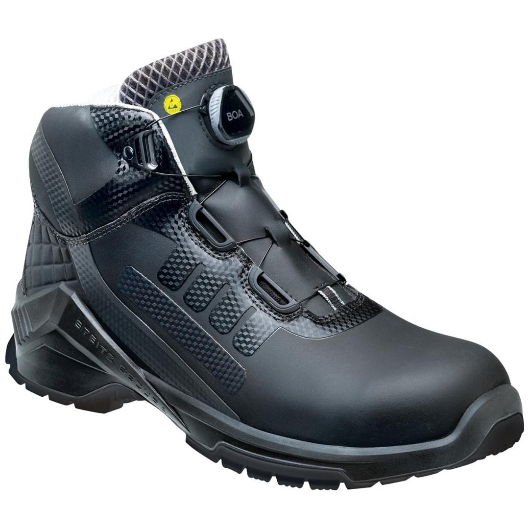 Steitz Secura Sicherheitsstiefel VD Pro 3800 Boa SF S3 ESD SRC DGUV Gr.48 schwarz