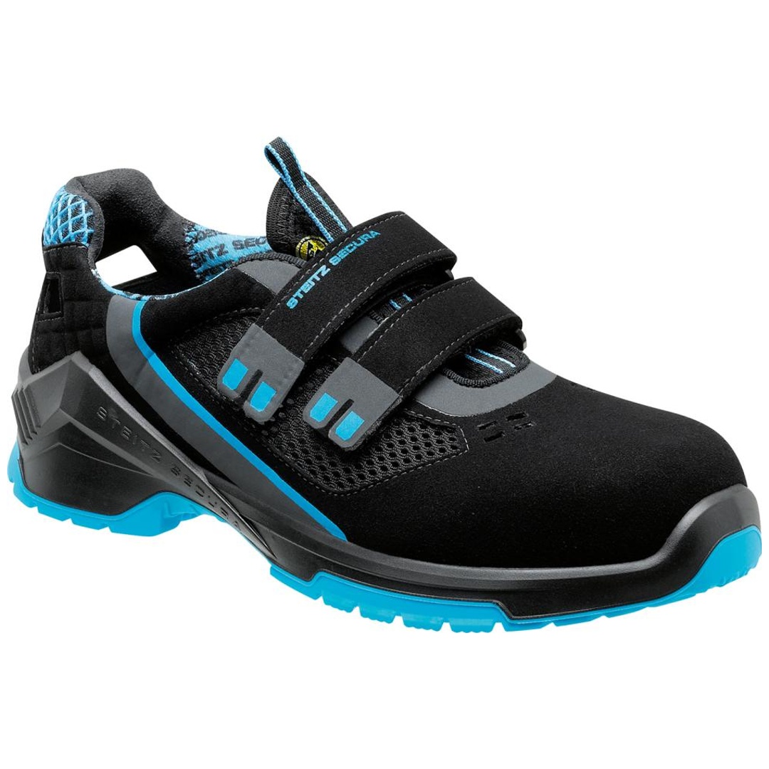 Steitz Secura Sicherheitssandale VD Pro 1000 SF S1P ESD SRC DGUV Gr. 39 schwarz/blau