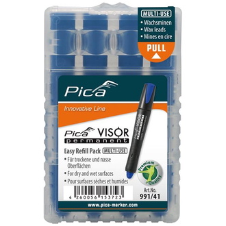 Pica Minen-Set für Permanentmarker VISOR Industrial blau