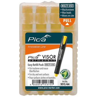 Pica Minen-Set für Permanentmarker VISOR Industrial gelb