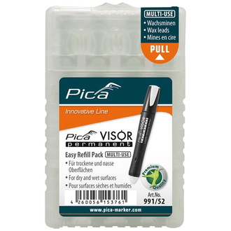 Pica Minen-Set für Permanentmarker VISOR Industrial weiß