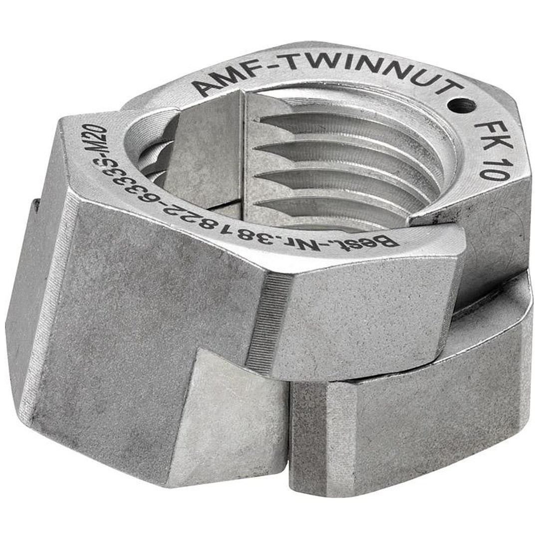 AMF Schnellspannmutter TWINNUT ohne Bund 6333S-M6