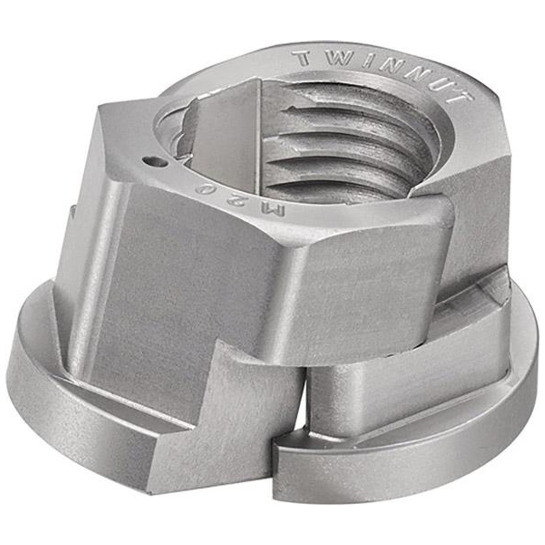 AMF Schnellspannmutter TWINNUT mit Bund 6333S-M6