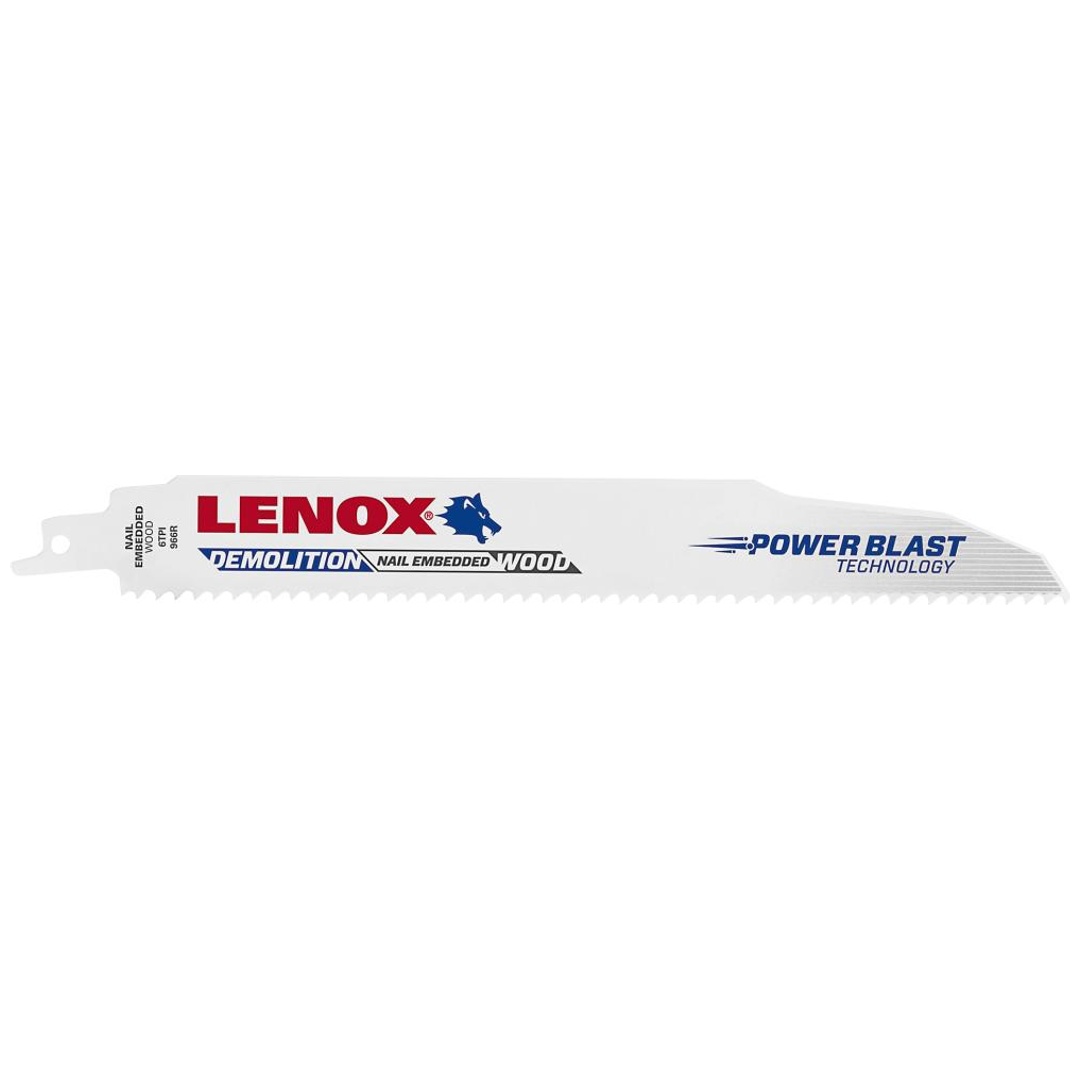 Lenox Säbelsägeblatt 229 x 25 x 1,6 mm 6Zähne Pack a 2 Stk.