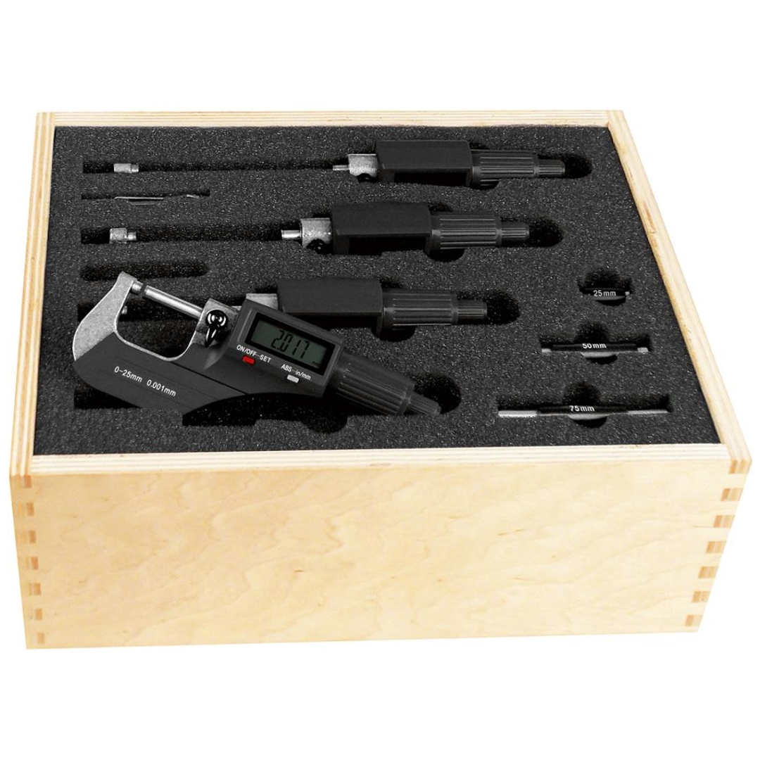 Fortis Bügelmessschrauben-Set 0-100mm