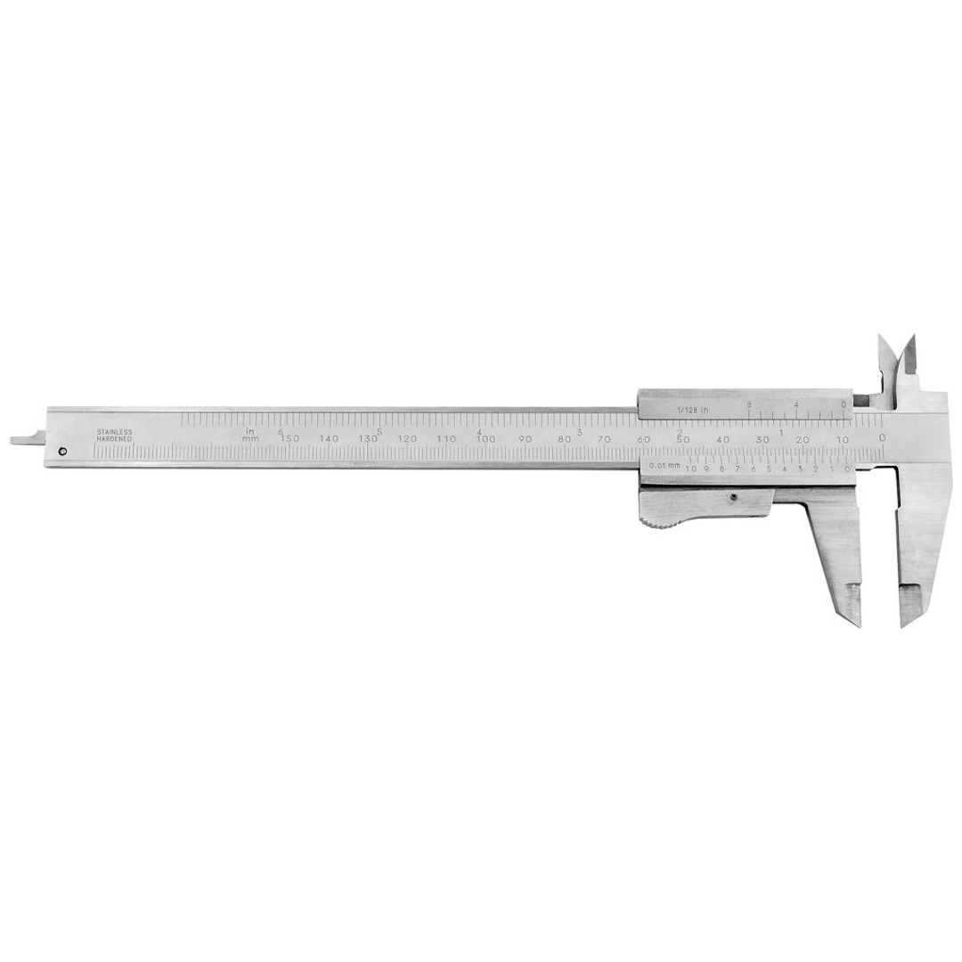 Fortis Taschenmessschieber links150mm Festst.