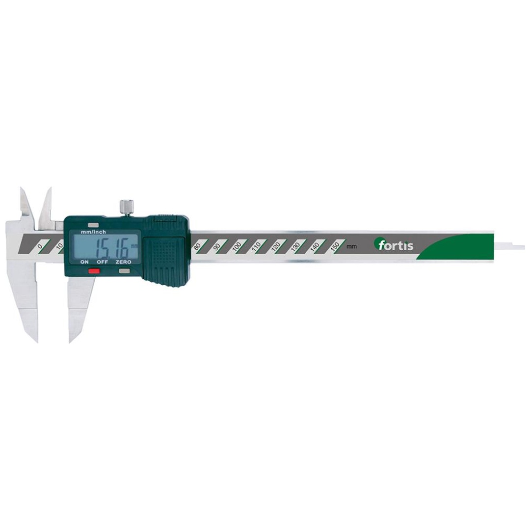 Fortis Digital-Wellennut-Meßschieber 150/0,01 mm