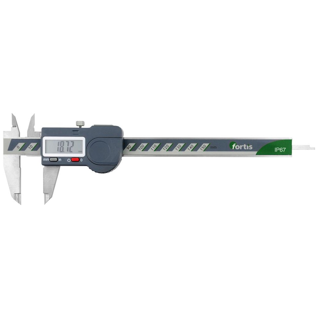 Fortis Digital-Meßschieber 150/0,01 mm IP67