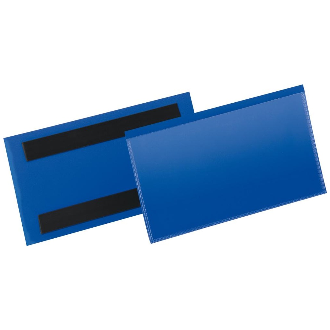 DURABLE Etikettentasche B150xH67 mm blau, magnetisch VE 50 Stück